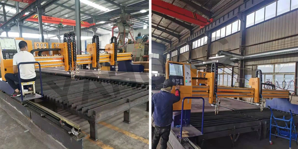 Heavy-Duty Gantry CNC Plasma and Flame Cutting Machine Price for Sale Manufacturer with OEM for Ms Ss Al