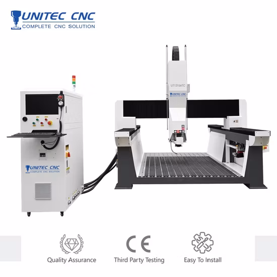 Atc 3D CNC Woodworking Wood Carving Router 1325 1530 2030 with Linear Type Auto Tool Changer 4 Axis Optional Double Head Four Head Optional