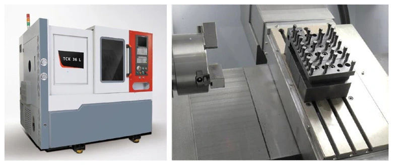 Automatic High Speed High Precision Slant Bed Linear Guid Rail Metal Cutting CNC Lathe Machine