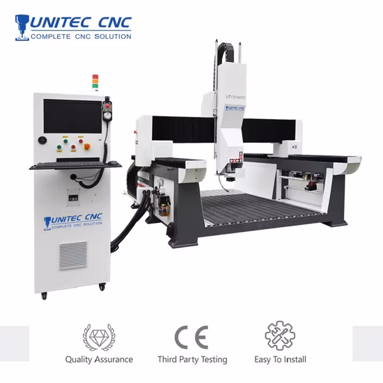 Atc 3D CNC Woodworking Wood Carving Router 1325 1530 2030 with Linear Type Auto Tool Changer 4 Axis Optional Double Head Four Head Optional