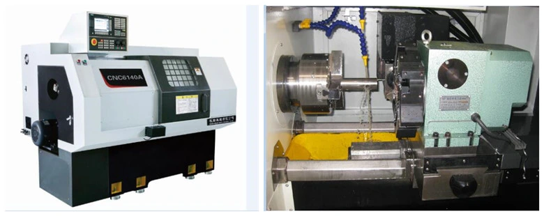 Flat Bed Horizontal High Rigidity High Precision CNC Turning Machine Metal Lathe